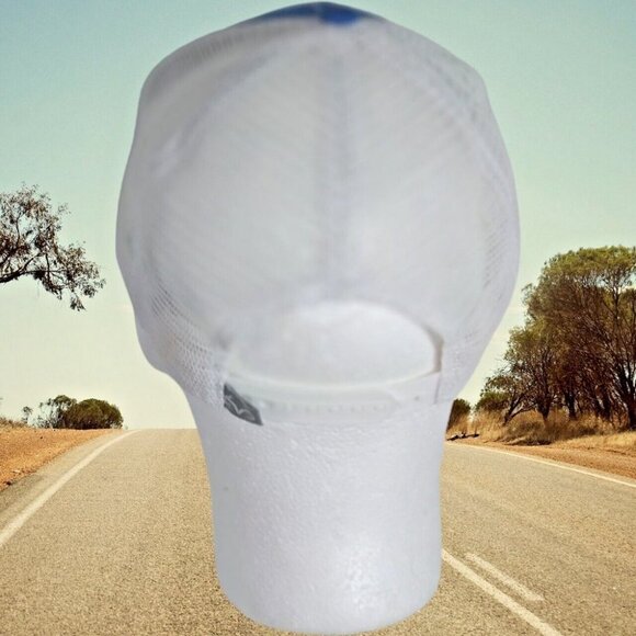 RealTree Bass Truckers Cap Snapback Meshback Blue Baseball Hunting Sports Hat - Picture 11 of 16